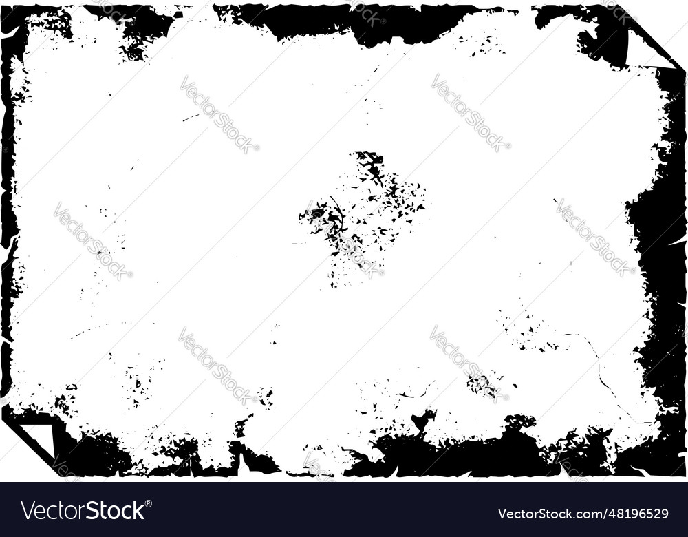 Grunge border texture background abstract frame vector image Grunge border texture background abstract frame