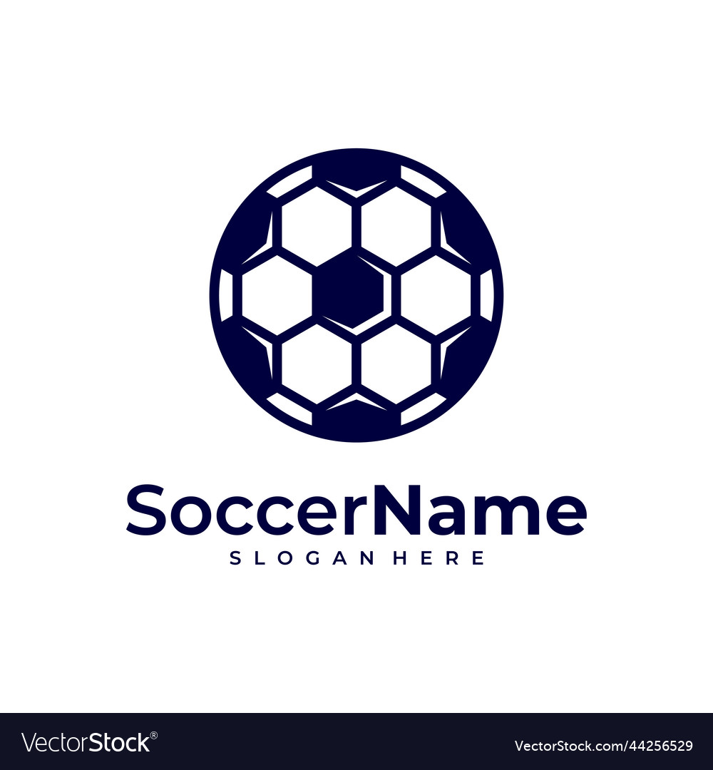 Modernes Fußball Logo Vorlage Fußball Design