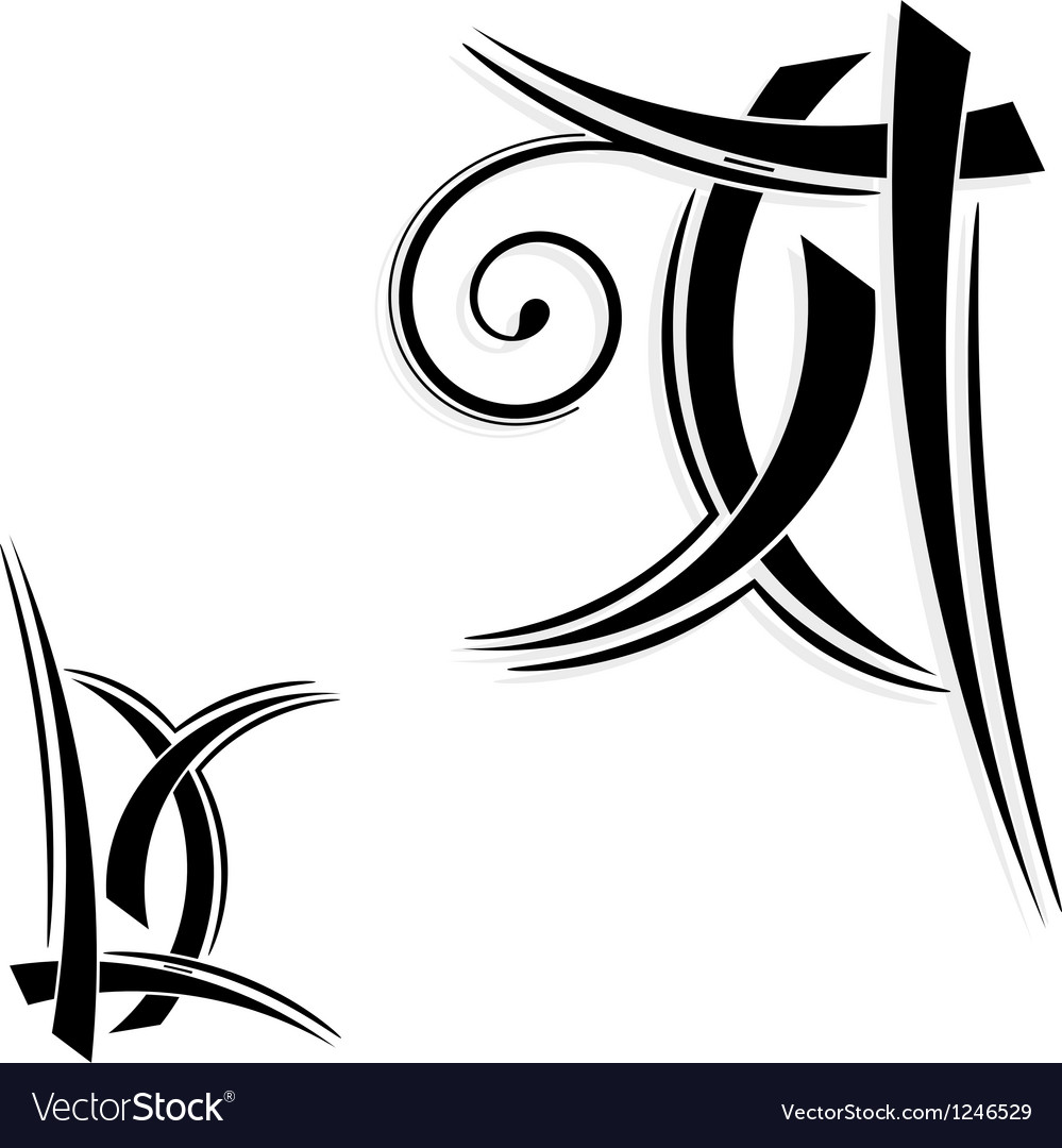 Tribal Tattoo Design Royalty Free Vector Image