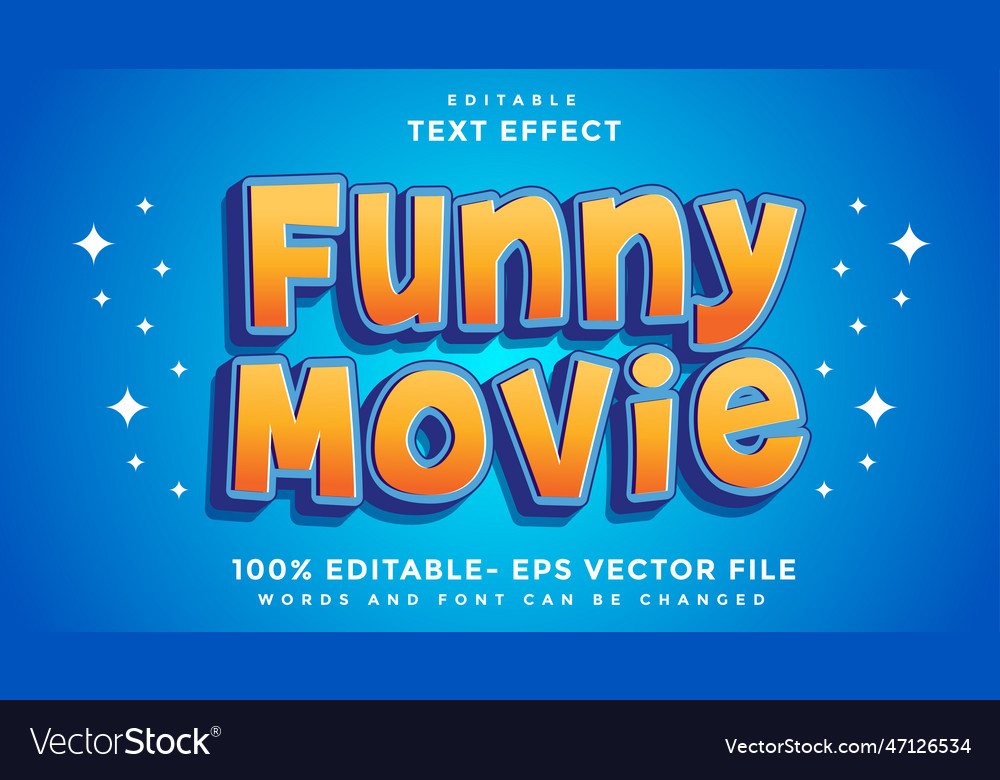 3D Minimal Movie Text Effect