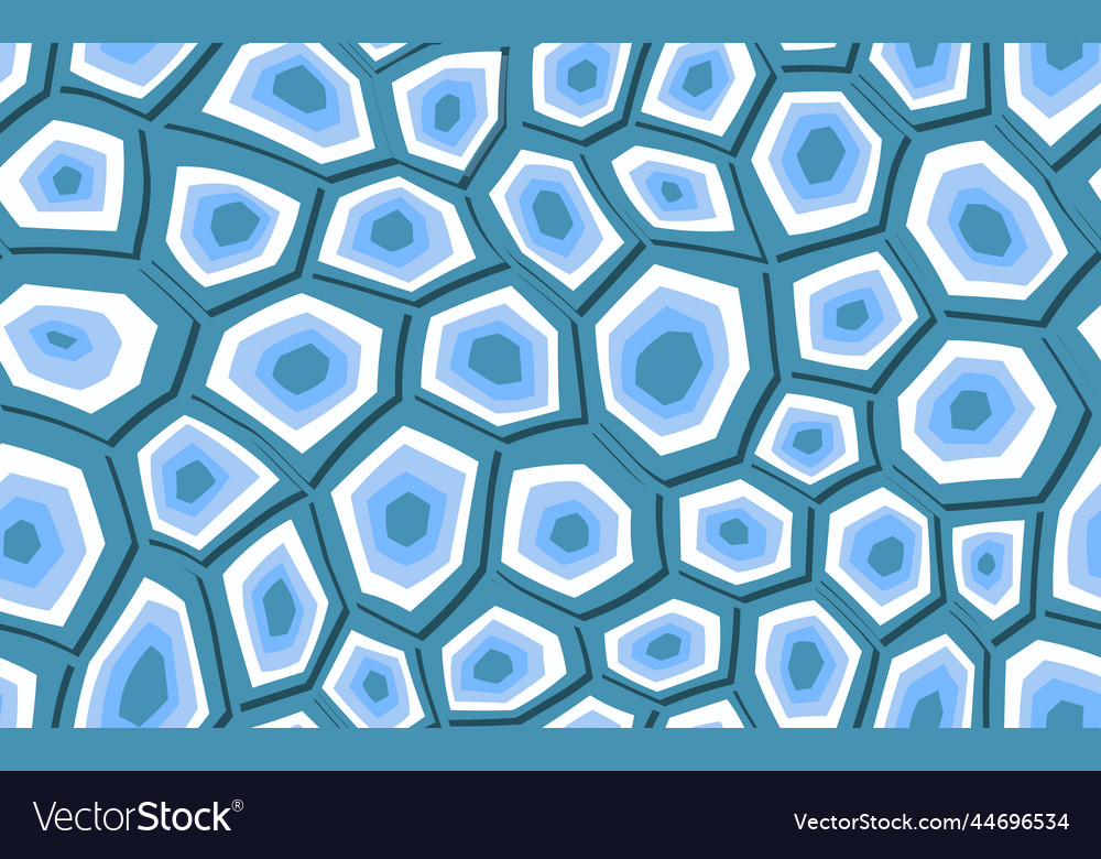 Abstract modern turtle shell seamless pattern vector image Abstract modern turtle shell seamless pattern