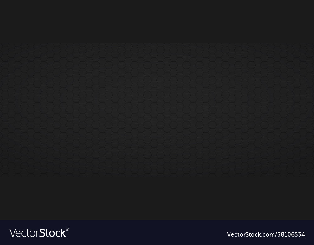Black hexagonal tire pattern background vector image Black hexagonal tire pattern background