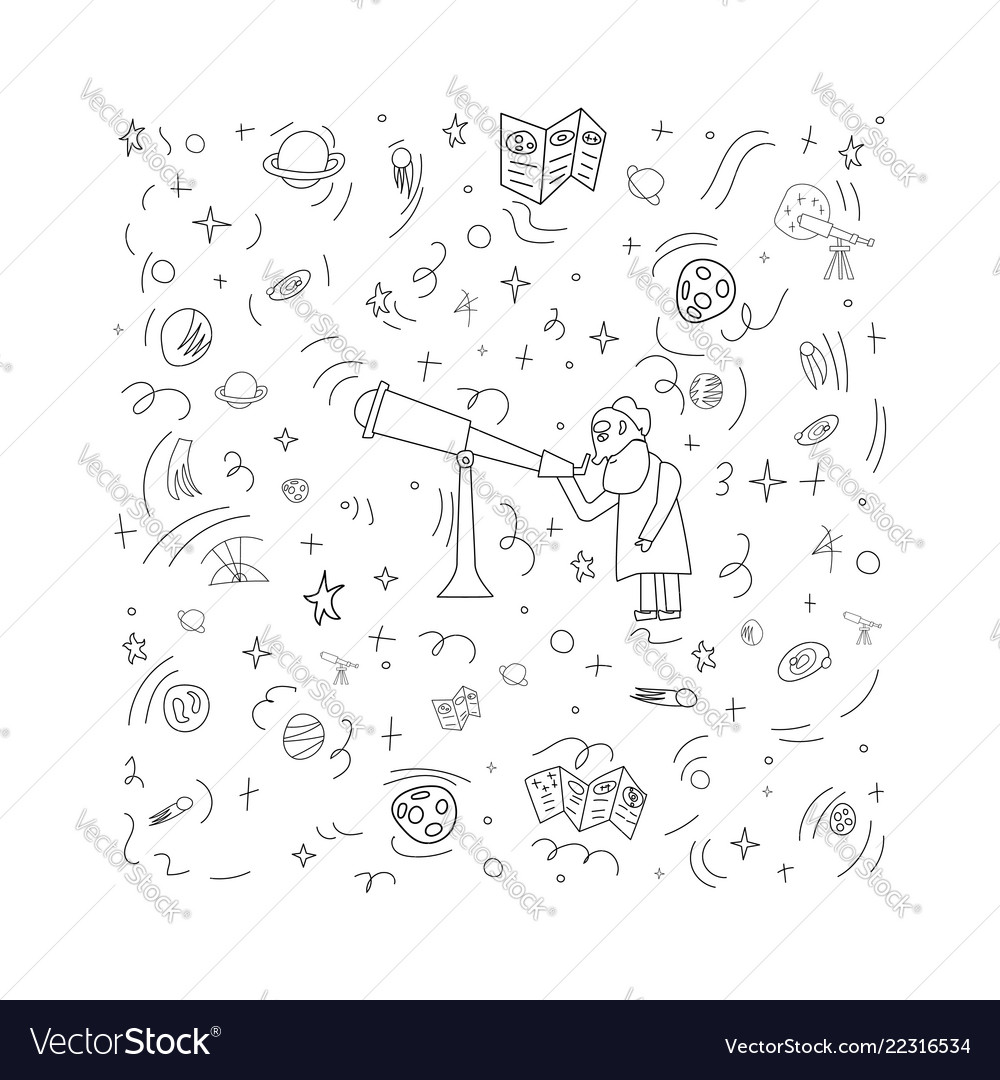 Design of astronomers and space objects