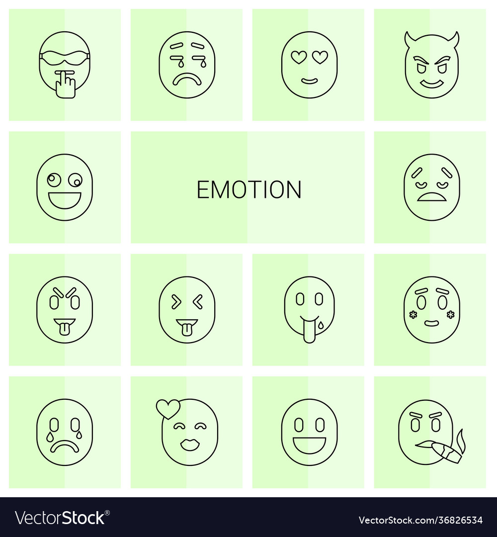 Emotion icons