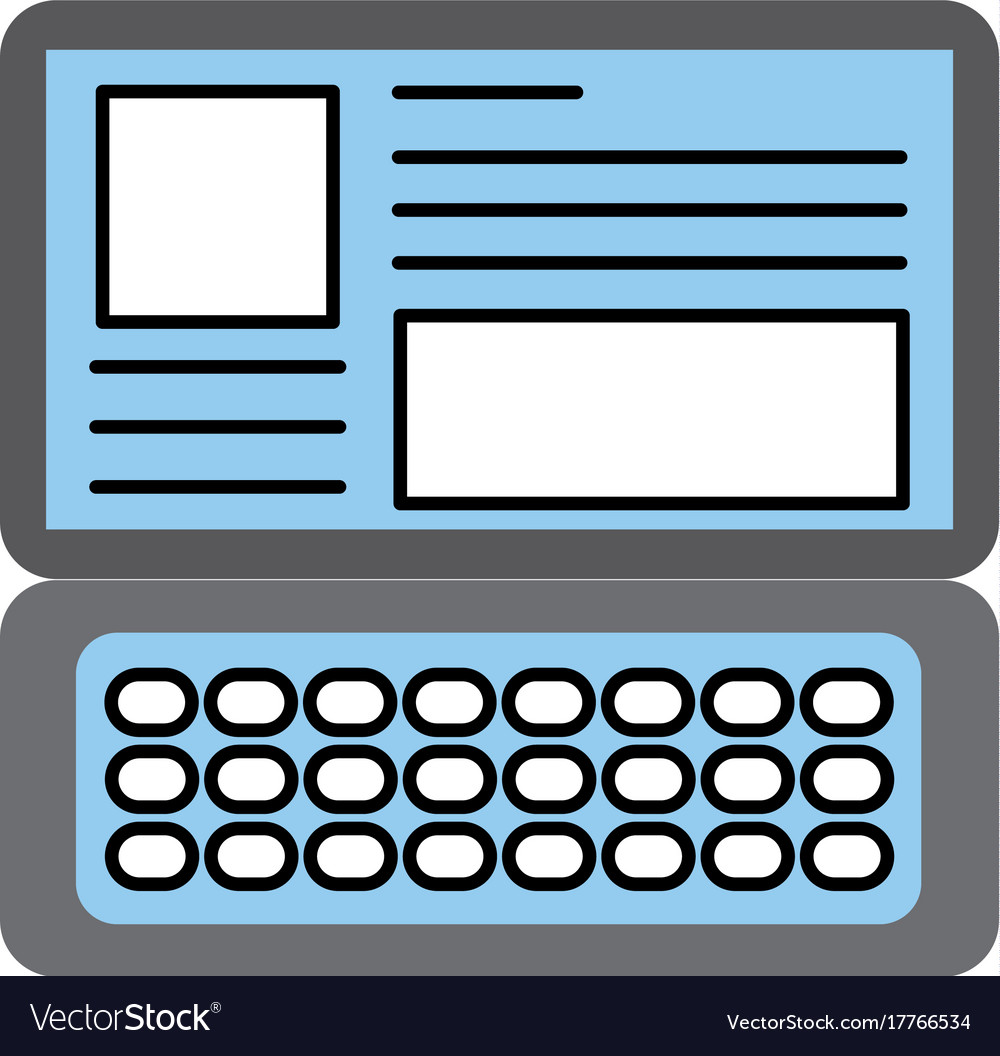Laptop keyboard website application connection