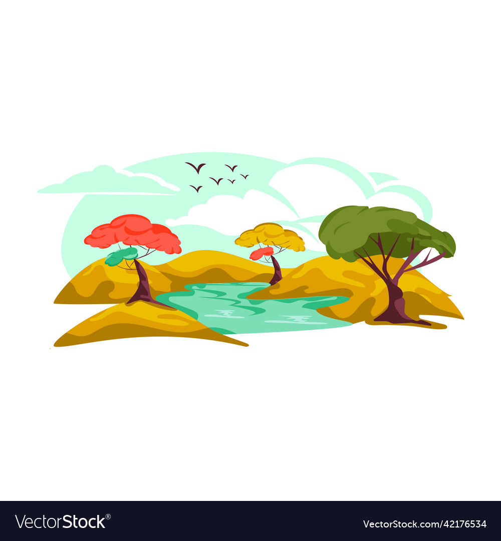 Nature background Royalty Free Vector Image - VectorStock
