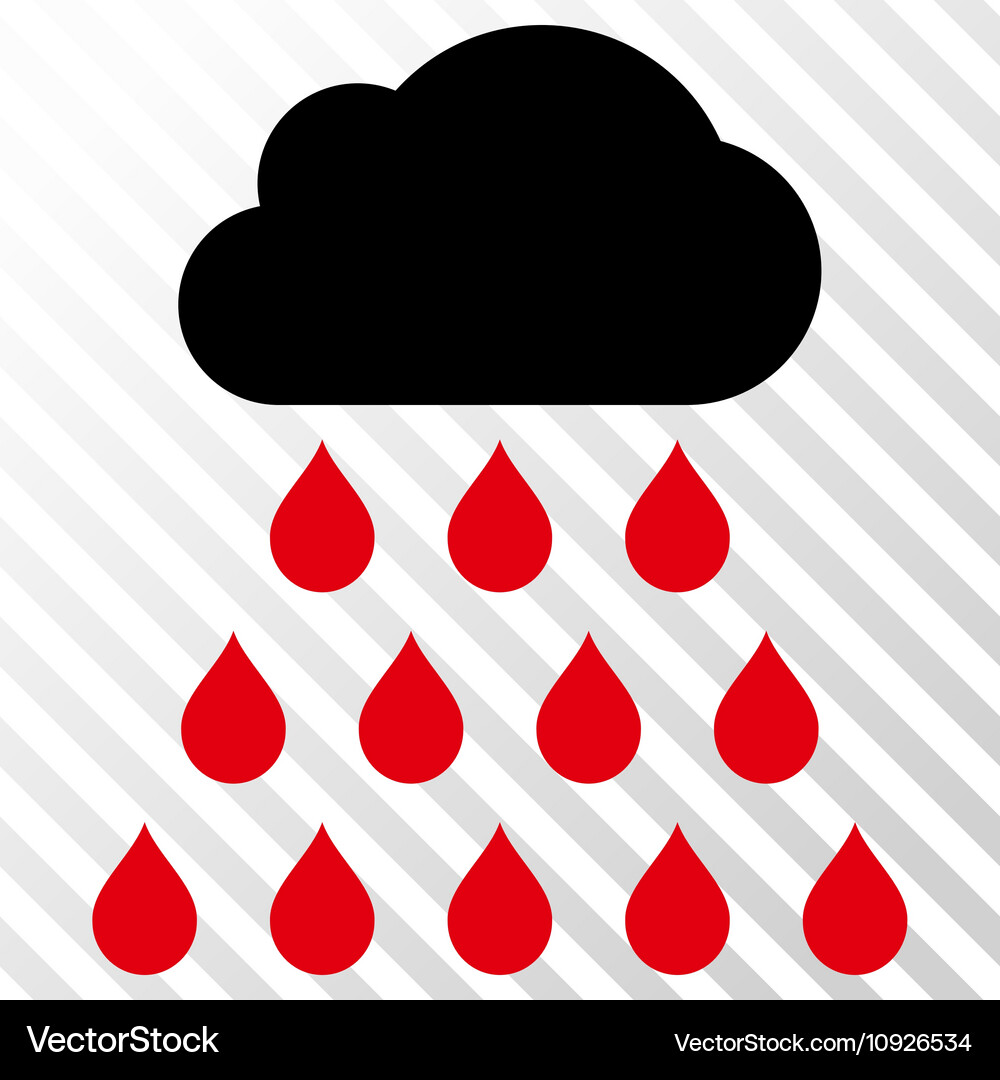 Rain cloud icon Royalty Free Vector Image - VectorStock