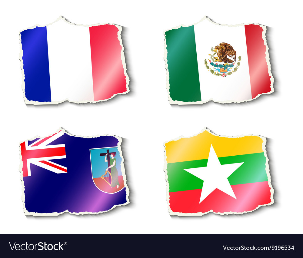 Set of flags