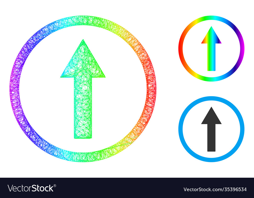Spektrum lineare Gradient auf abgerundeten Pfeilsymbol vector image Spektrum lineare Gradient auf abgerundeten Pfeilsymbol