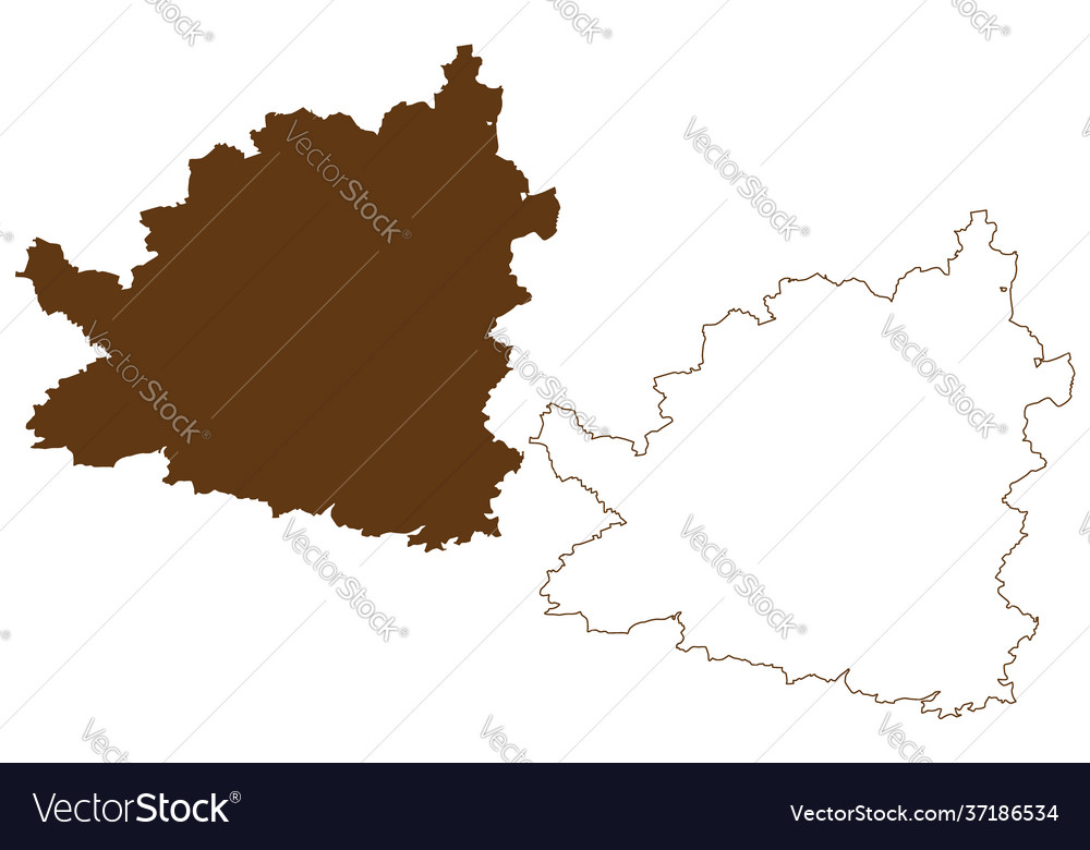 Tubingen district federal republic germany Vector Image