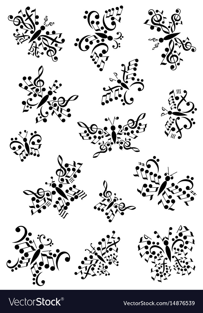 Music Tattoo Waterproof Male and Female Temporary Body Tattoo : Amazon.in:  Beauty