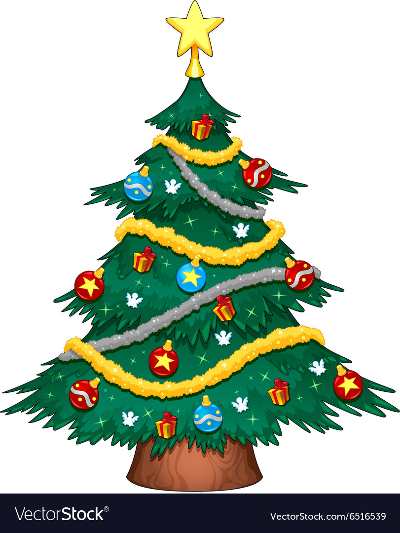 Christmas Tree Royalty Free Vector Image - Vectorstock