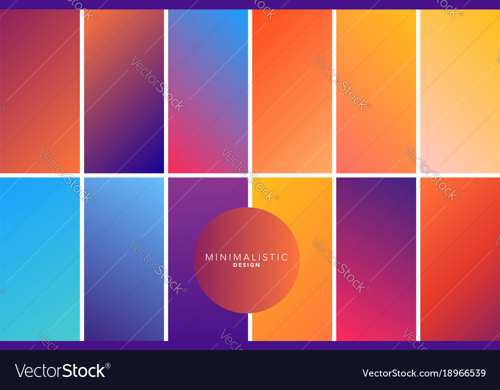 Gradient Color Blocks Background