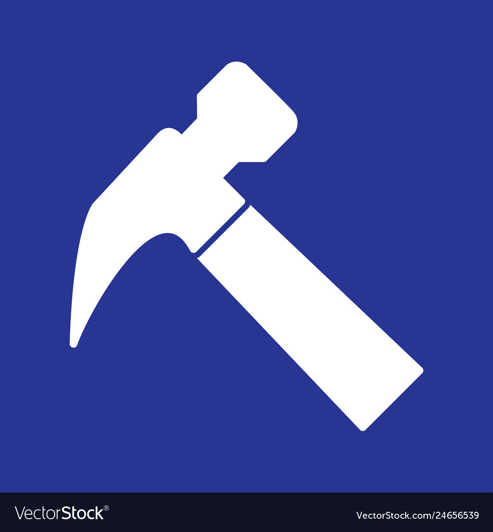 Hammer icon Royalty Free Vector Image - VectorStock