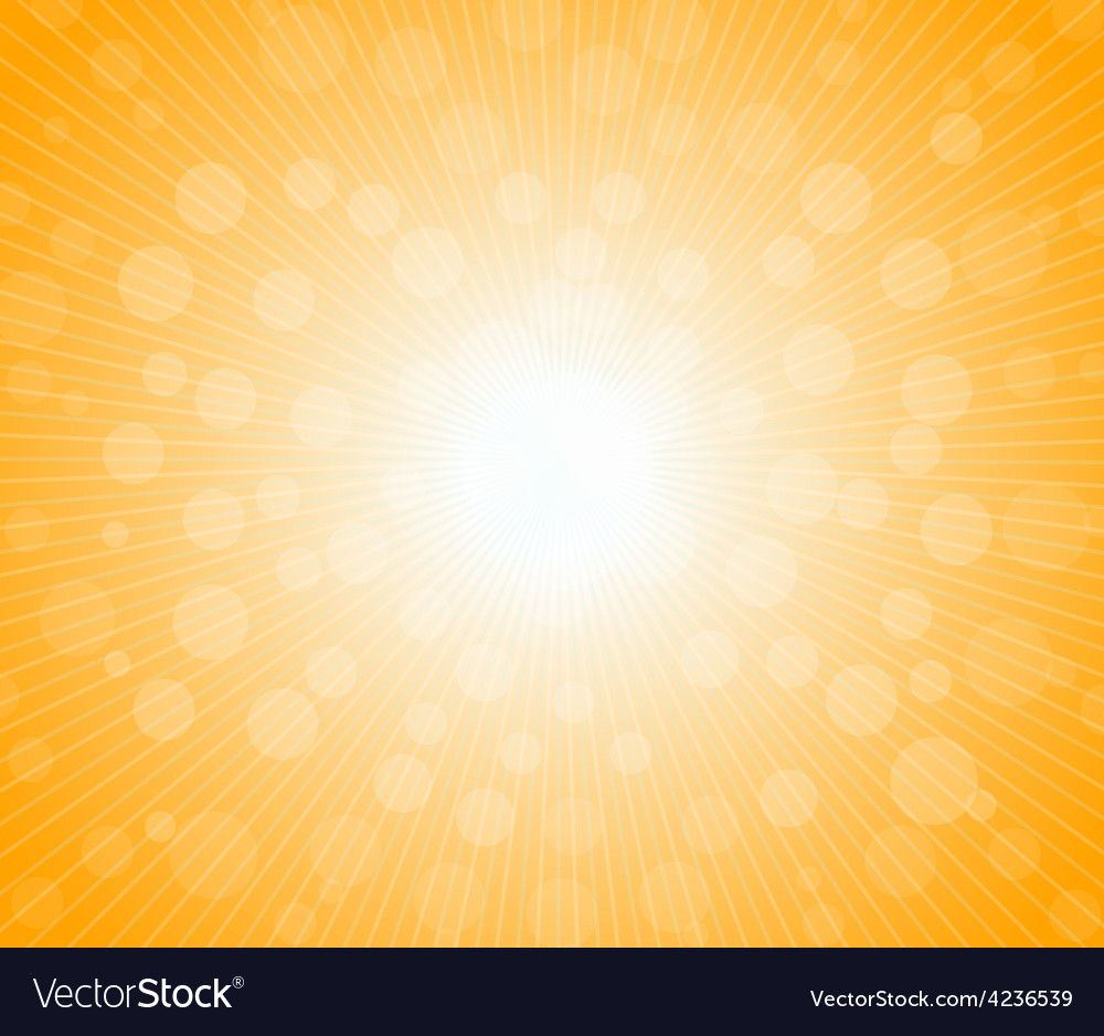 Hot sun lights abstract summer background