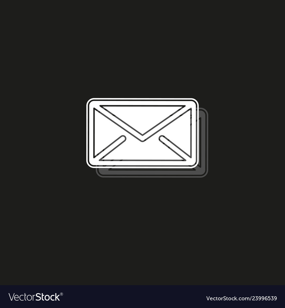 Message icon envelope - mail send letter