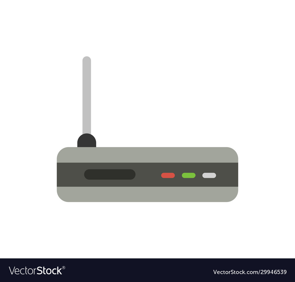 Router icon in on white background