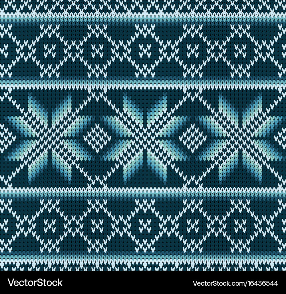 Abstract pattern with seamless knitted texture Vector Image