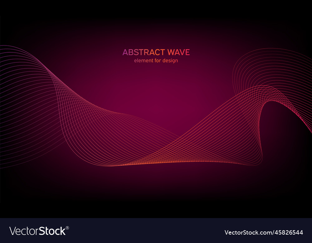 Abstract wave element for design digital vector image Abstract wave element for design digital