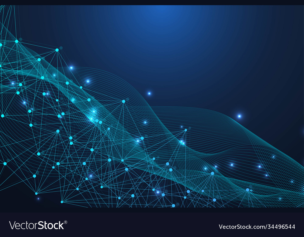 Big data visualization background modern