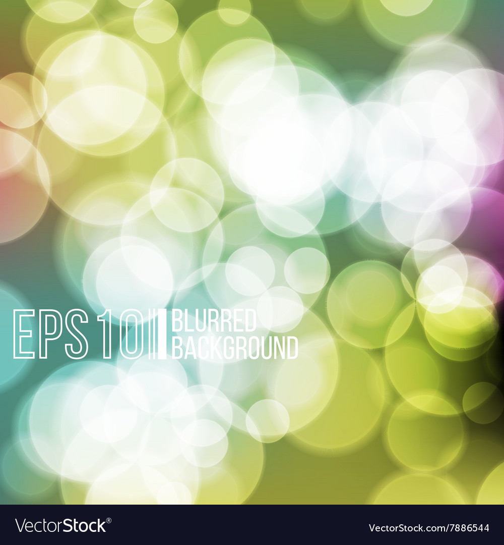 Bright background with bokeh effect