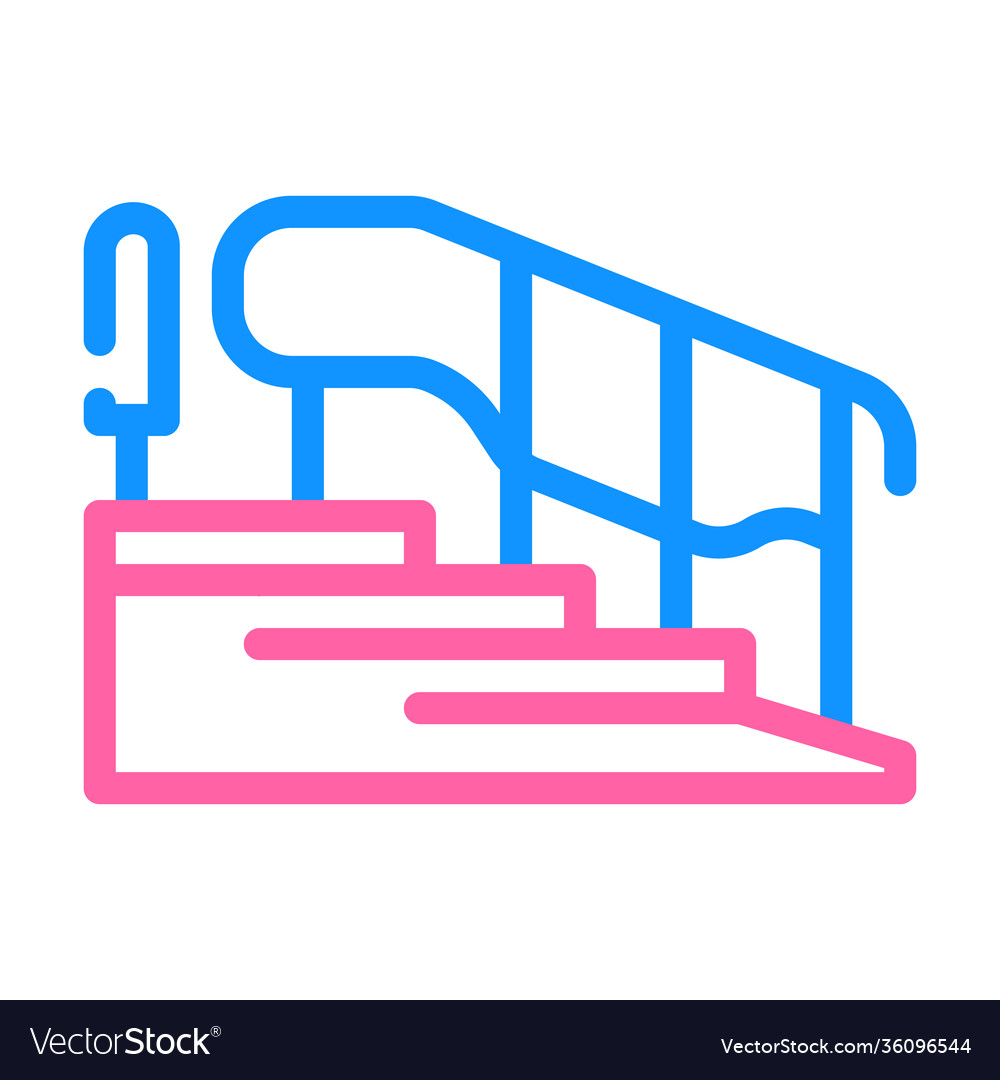 Dynamic exercise ladder-bars color icon