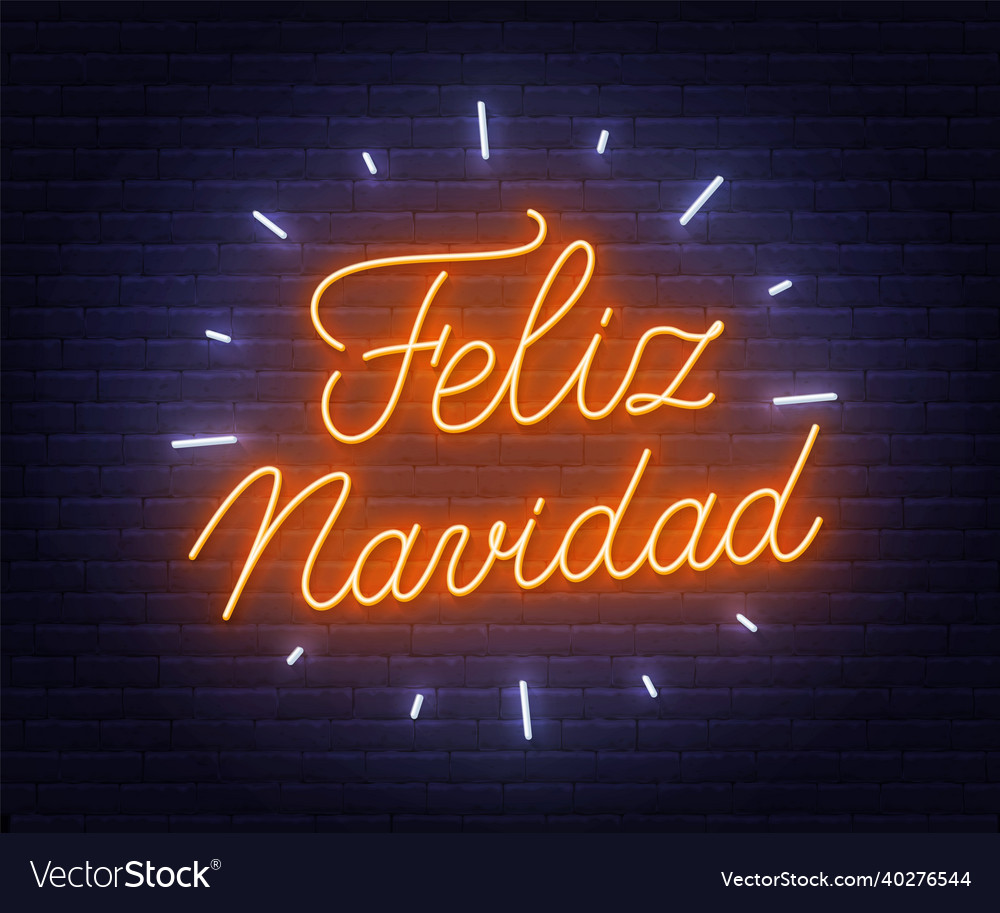 feliz navidad light up sign