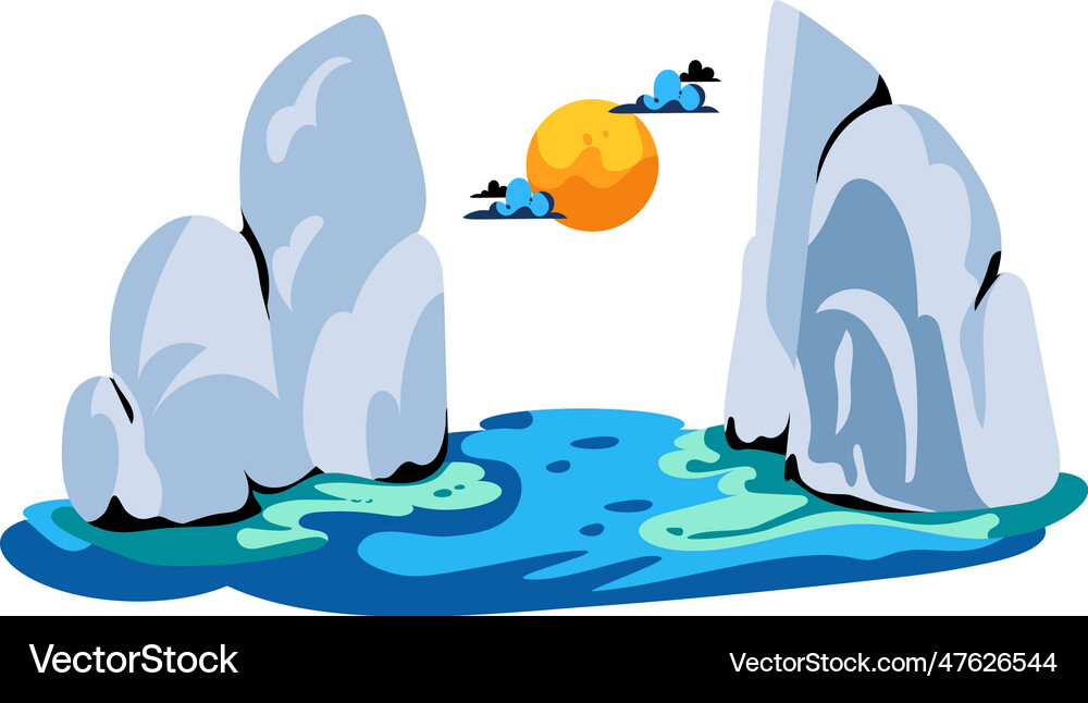 River Royalty Free Vector Image - VectorStock