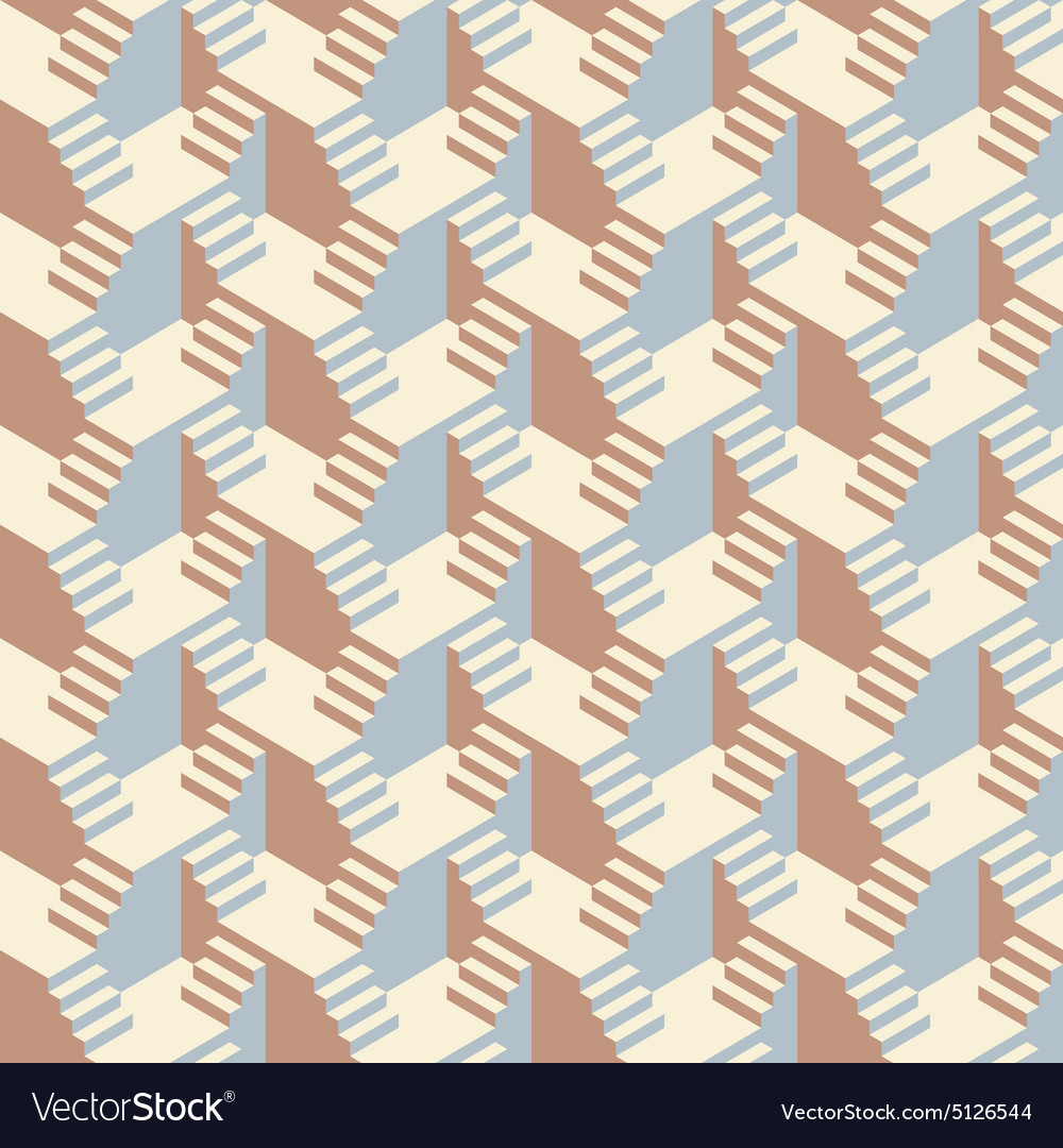 Staircase cube pattern