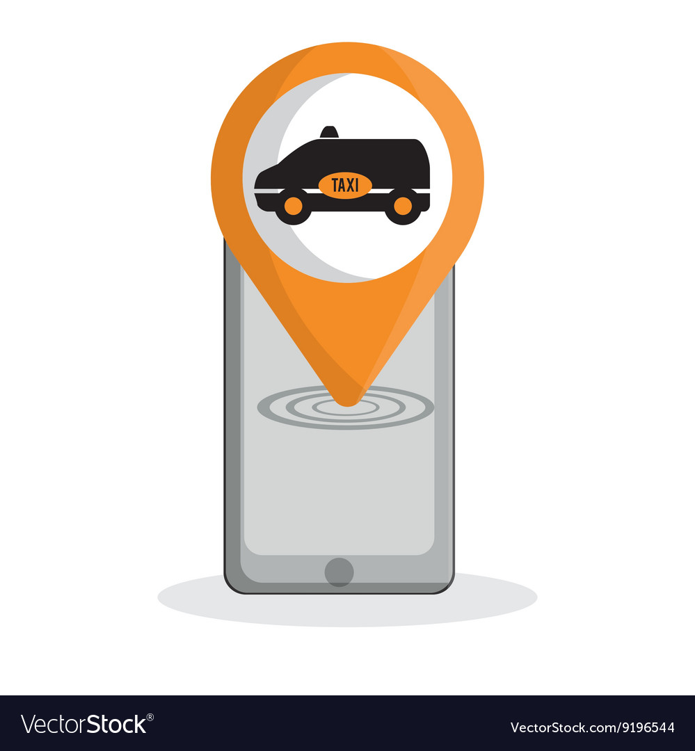 Taxi design transportation icon isolated