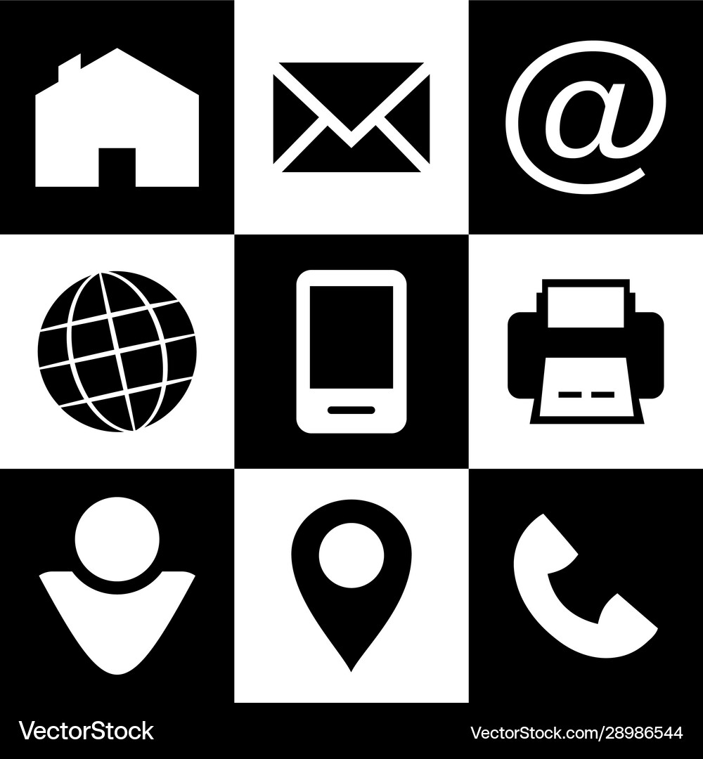 Web icon set Royalty Free Vector Image - VectorStock