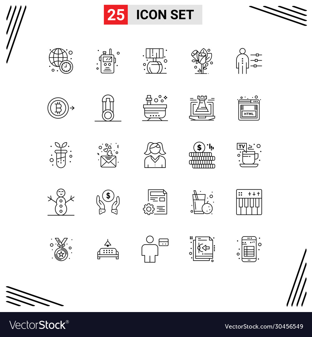 25 universal lines set for web and mobile
