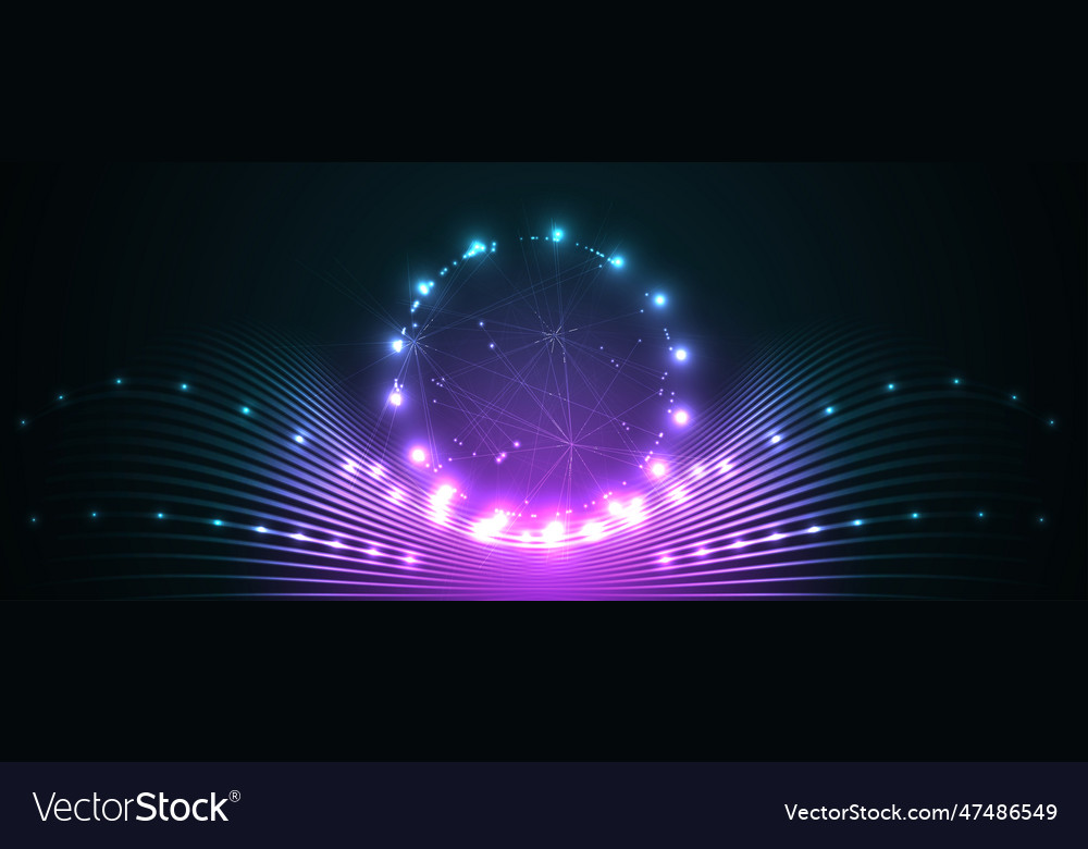 Abstract data background futuristic technology vector image Abstract data background futuristic technology
