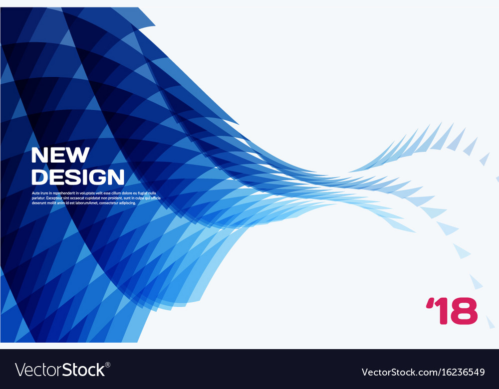 Abstract design background with triangles