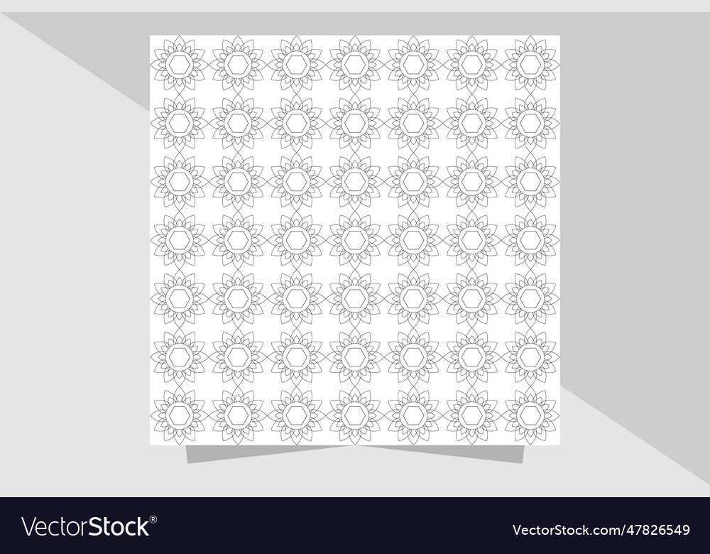 Abstract pattern template design