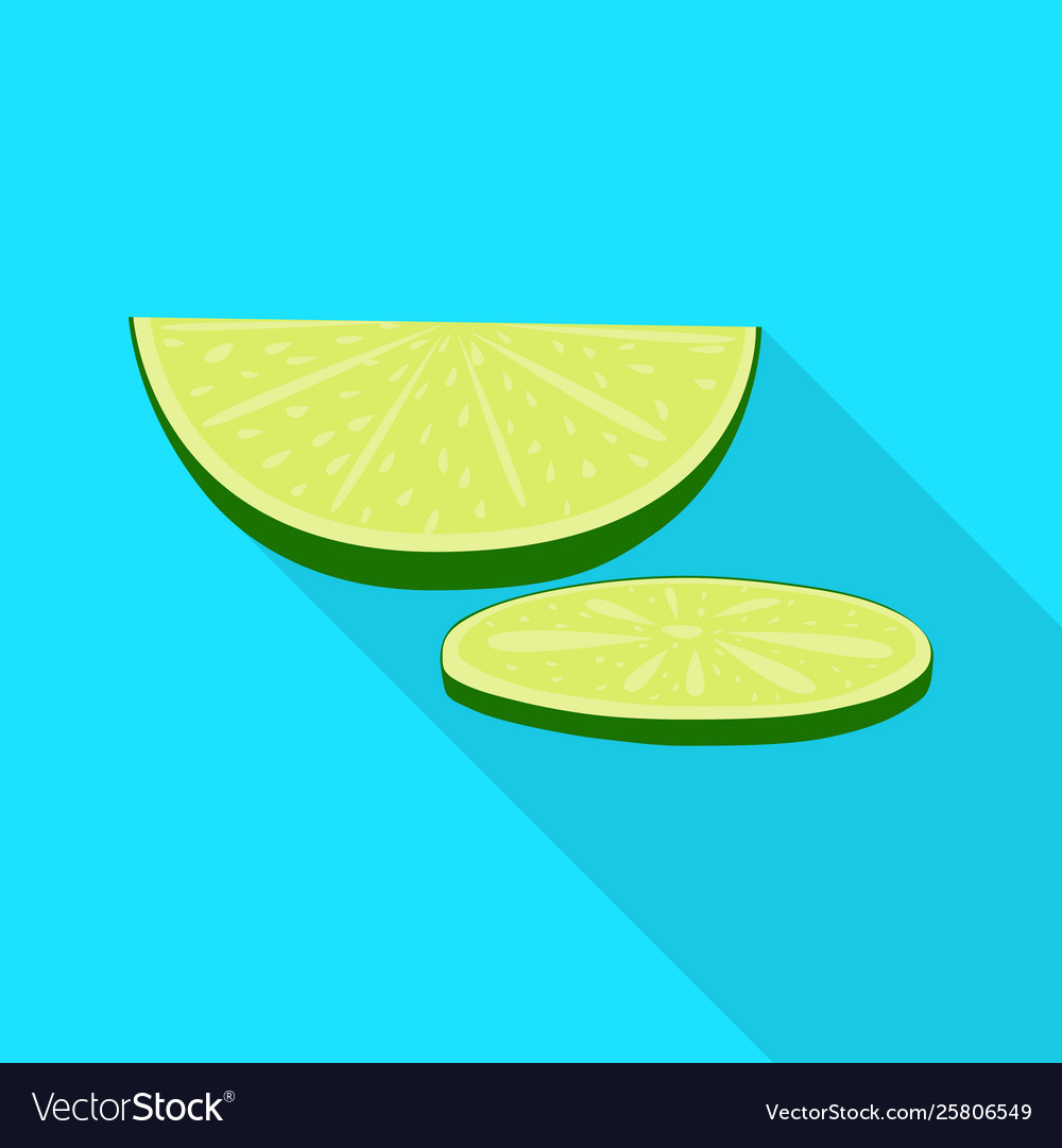 Lime and green logo set Royalty Free Vector Image