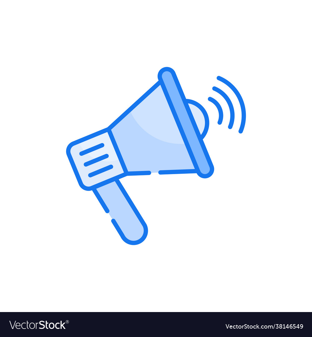 Megaphone style Royalty Free Vector Image - VectorStock