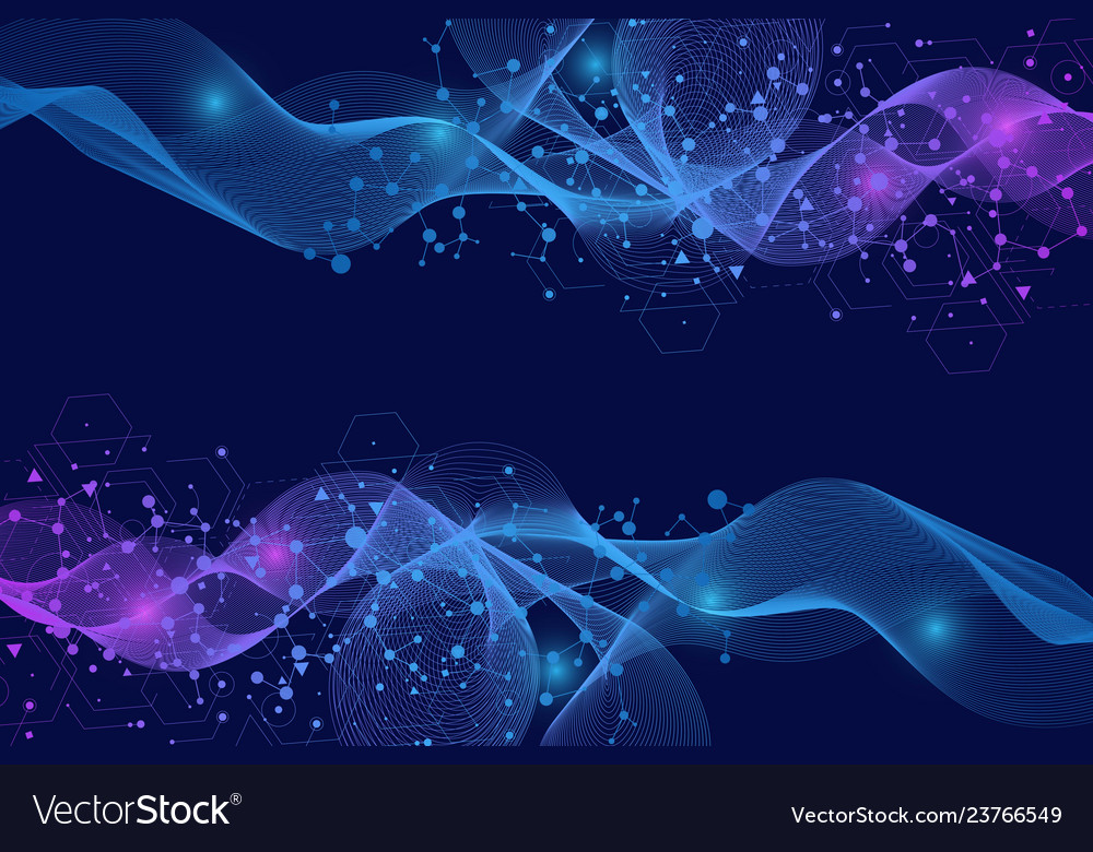 Modern Data Network Background