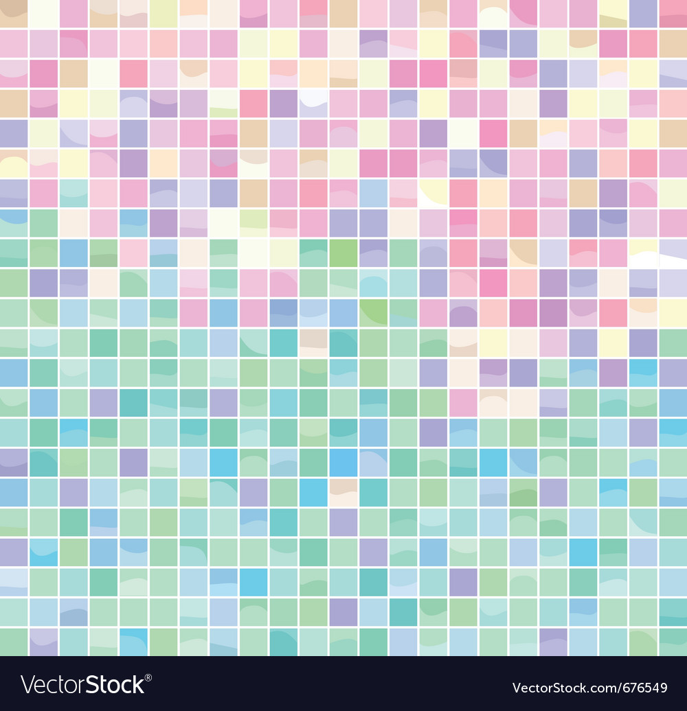 Mosaic tile background Royalty Free Vector Image