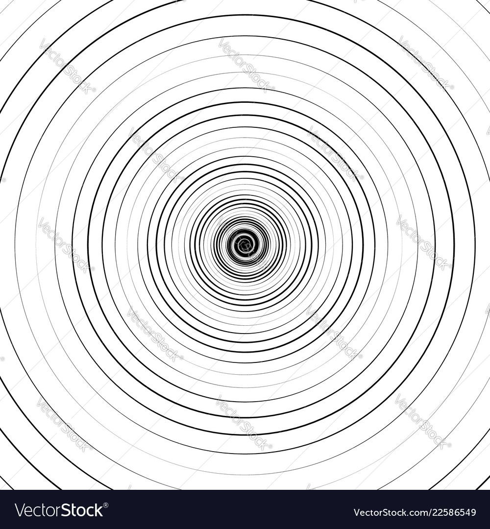 Ripple Muster mit konzentrischen Kreisen kreisförmig vector image Ripple Muster mit konzentrischen Kreisen kreisförmig