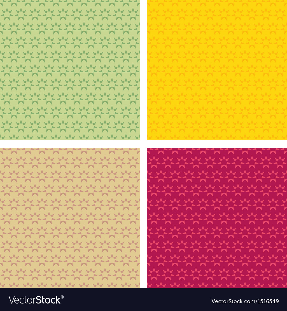 Set of abstract seamless patterns
