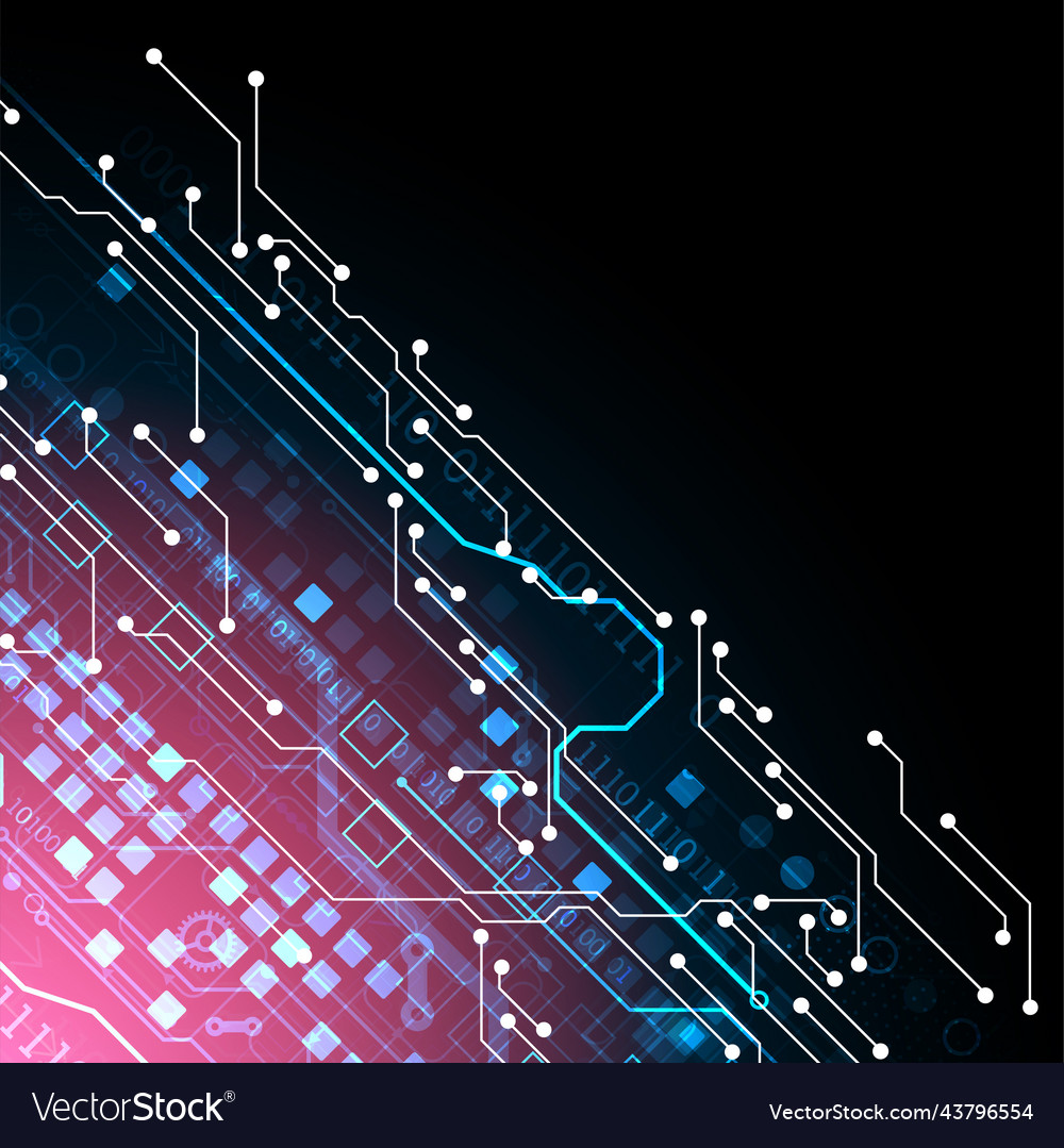 Abstract background on technological Royalty Free Vector