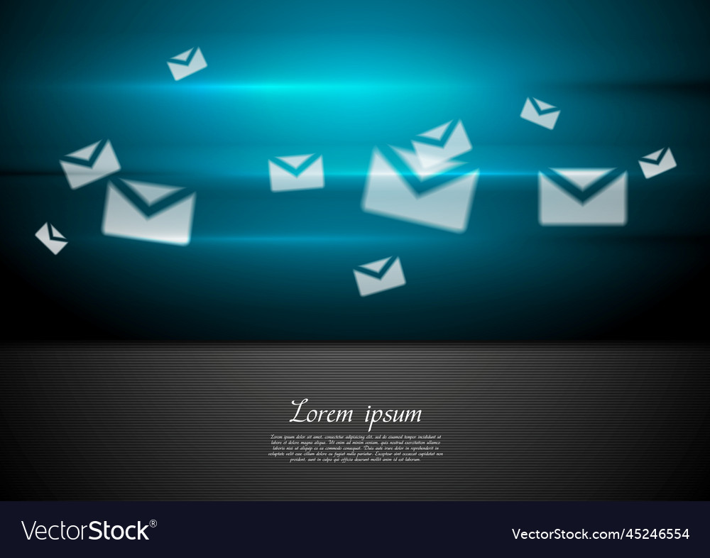 Abstract blurred background with letters vector image Abstract blurred background with letters