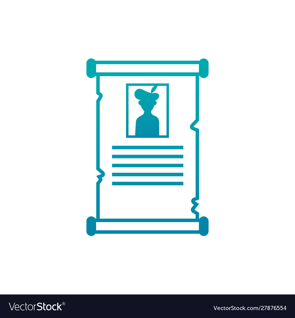 Isolated certificate paper gradient design
