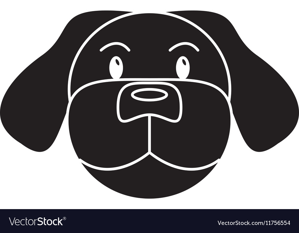 Isolated dog pet design