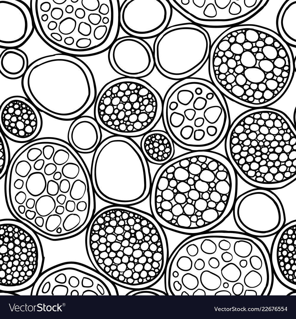 Pattern stylish structure of natural cells Vector Image