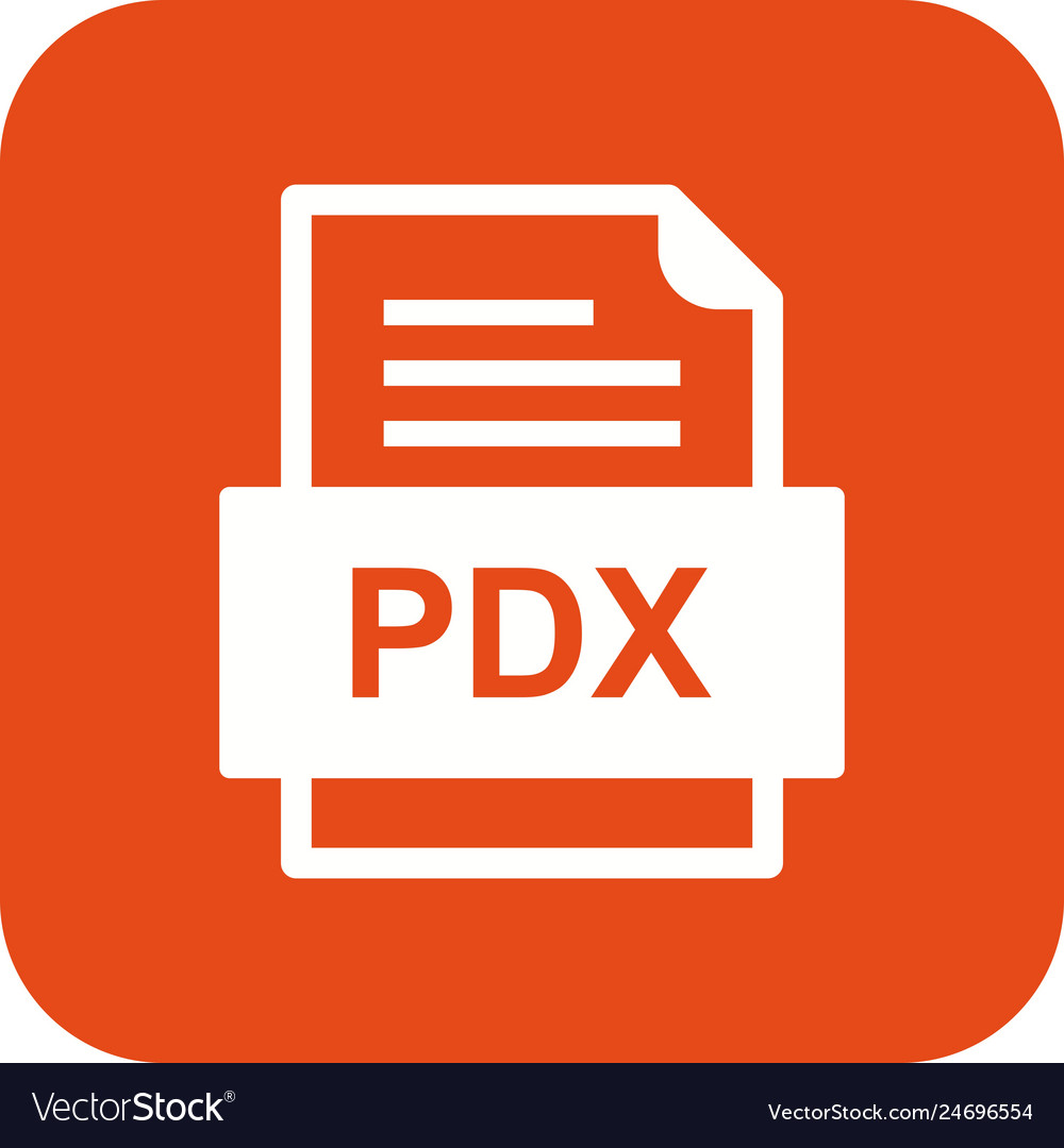 Pdx file document icon