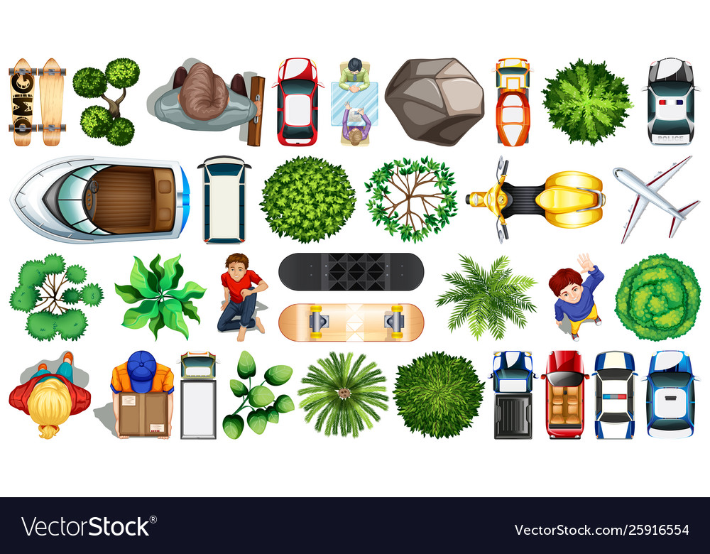 Set aerial objects