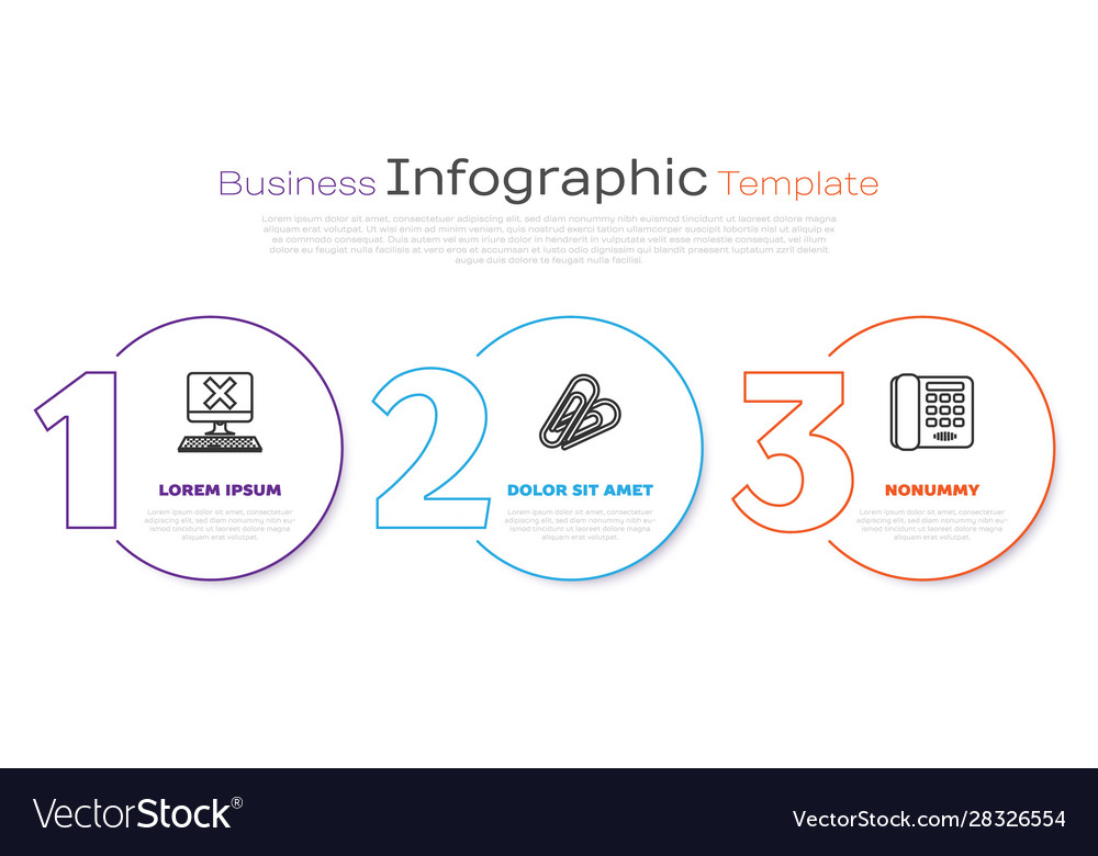 Set line computer with keyboard and x mark paper vector image Set line computer with keyboard and x mark paper