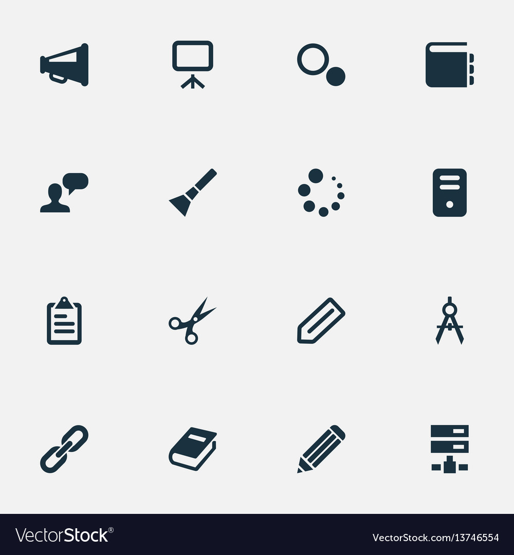 Set of simple design icons